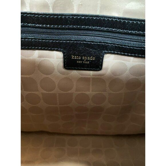 Kate Spade Sullivan Street Melita Satchel Brown Black Leather Shoulder Hand Bag - Picture 11 of 11